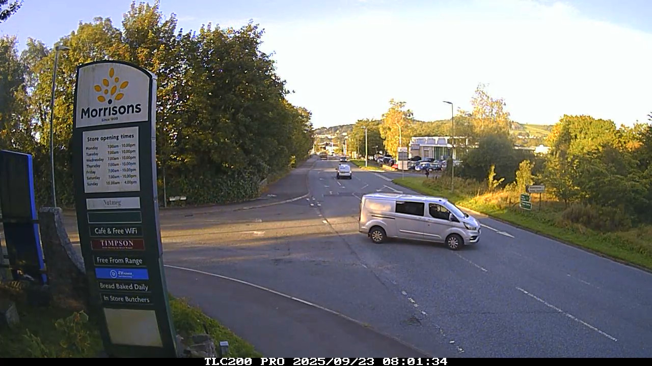 Vehicle turning through a junction during a traffic survey